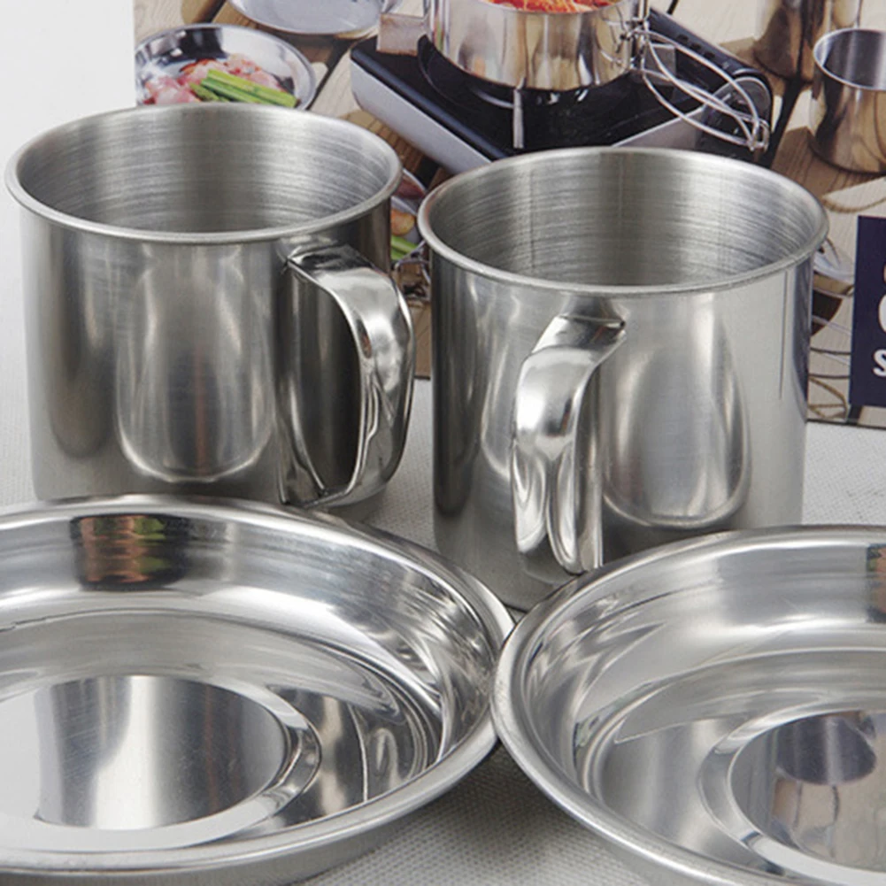 12.5CM D, 5.7CM H Camping Cookware 8 Piece Outdoor Cooking Kit Outdoor Stove 8-Piece Cookware Lightweight Design
12.5CM D, 5.7CM H Camping Cookware 8 Piece Outdoor Cooking Kit Outdoor Stove 8-Piece Cookware Lightweight Design