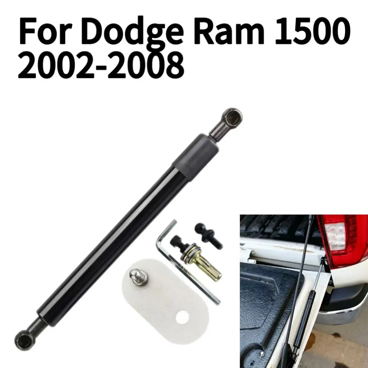 Rear Tailgate Shock Absorber Gas Spring Strut For Dodge Ram 1500 2002-2008 Pickup Lift Supports Slow Down Damper
Rear Tailgate Shock Absorber Gas Spring Strut For Dodge Ram 1500 2002-2008 Pickup Lift Supports Slow Down Damper