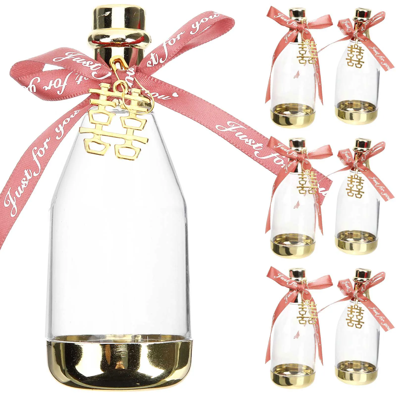 12 Pcs Bottle Gift Box Plastic Candy Containers for Wedding Party Favors Mini Treat Boxes Packaging Supplies Travel
12 Pcs Bottle Gift Box Plastic Candy Containers for Wedding Party Favors Mini Treat Boxes Packaging Supplies Travel