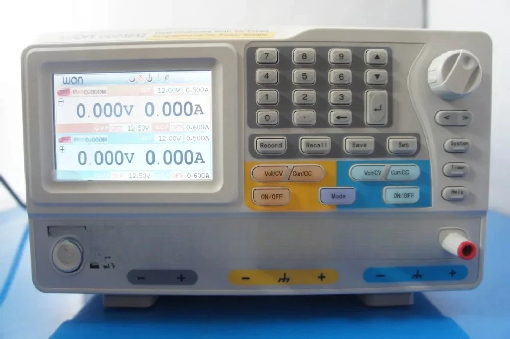 ODP3032 195W 2-CH 0~30V 0~3A Output With 5V Fixed Programmable Linear DC Power Supply 2+1 Channel
ODP3032 195W 2-CH 0~30V 0~3A Output With 5V Fixed Programmable Linear DC Power Supply 2+1 Channel