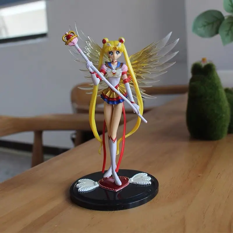Hot Eternal Sailor Moon Tsukino Usagi Anime Figure Decoration Collection Doll Action Model Toys for Birthday Gifts
Hot Eternal Sailor Moon Tsukino Usagi Anime Figure Decoration Collection Doll Action Model Toys for Birthday Gifts