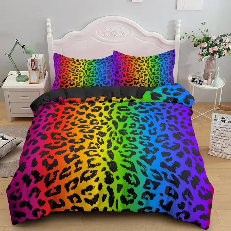 Luxury Leopard Print Bedding Sets Duvet Cover Twin Full Queen King Size Bed Soft Comforter Bedclothes
Luxury Leopard Print Bedding Sets Duvet Cover Twin Full Queen King Size Bed Soft Comforter Bedclothes
