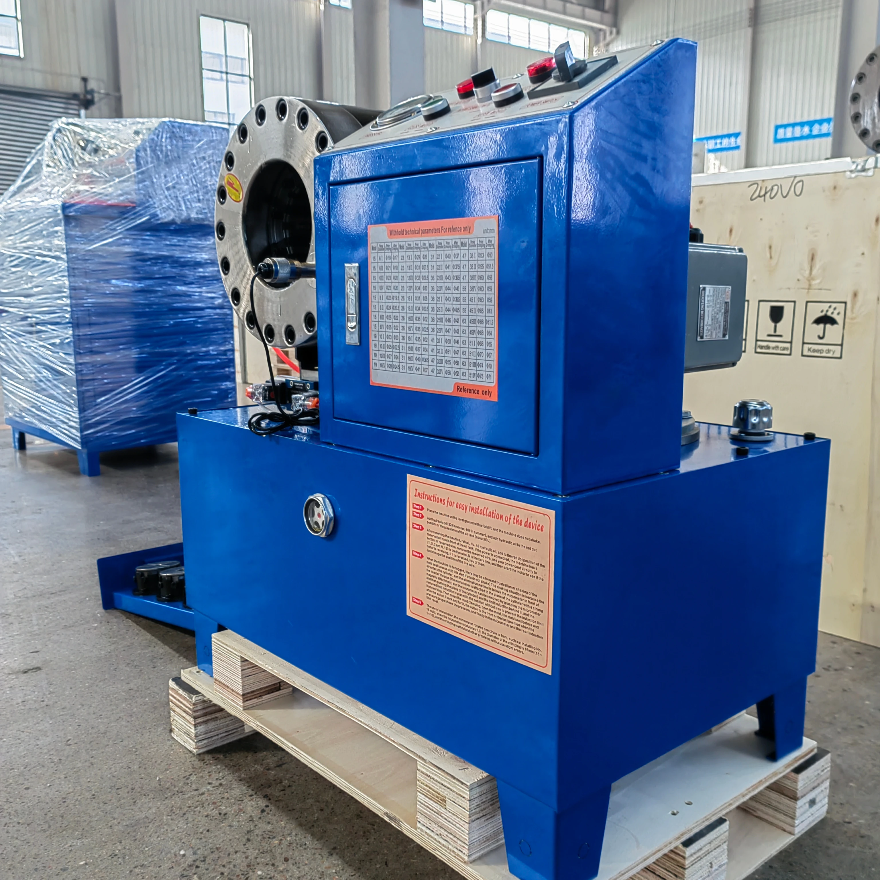 Hot Selling Germany Hydraulic Hose Crimping Machine Cable Press Hose Fitting Crimper Motor Engine Rubber Making Machinery
Hot Selling Germany Hydraulic Hose Crimping Machine Cable Press Hose Fitting Crimper Motor Engine Rubber Making Machinery