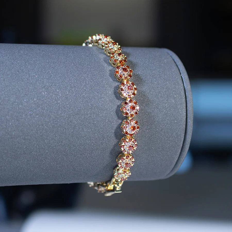 Sweet Orange Flower Bracelet 14K Gold Plated Fashion Statement Hand Jewelry Summer Accessories Girls Gifts
Sweet Orange Flower Bracelet 14K Gold Plated Fashion Statement Hand Jewelry Summer Accessories Girls Gifts