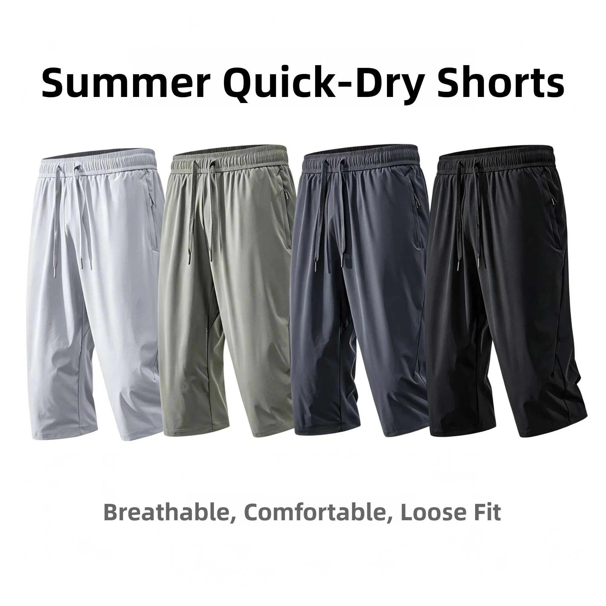 Ice Crystal Shield Three-Proof Seven-Foot Pants Men's Lightweight Four-Dimensional Elastic Quick-Drying Breathable Cool Feeli...
Ice Crystal Shield Three-Proof Seven-Foot Pants Men's Lightweight Four-Dimensional Elastic Quick-Drying Breathable Cool Feeli...
