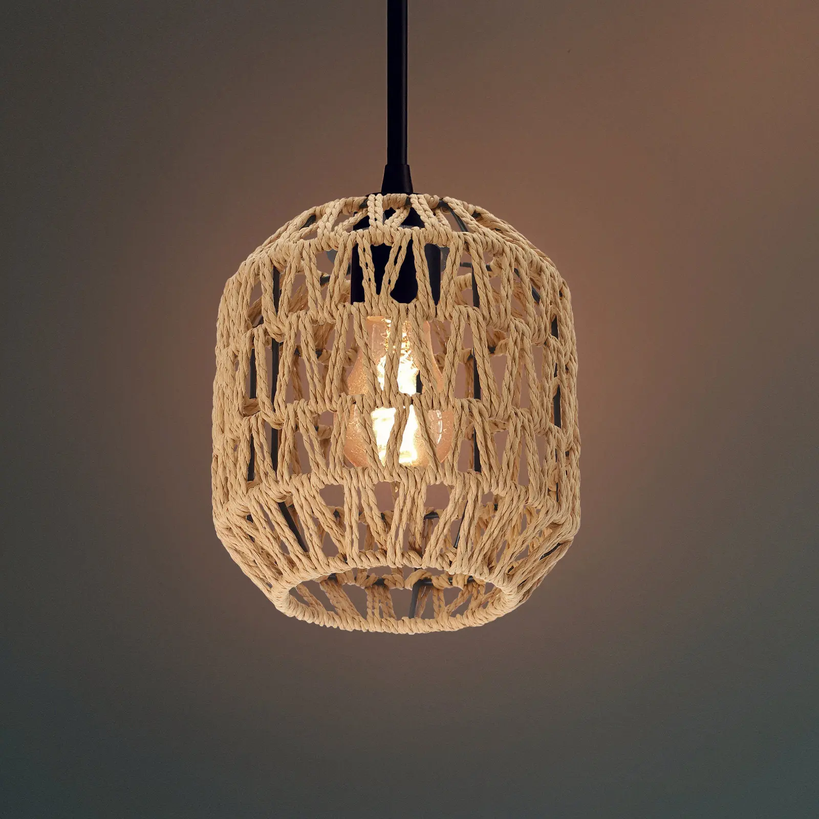 Тканый абажур из бумажной веревки в стиле бохо, декоративный чехол для подвесного светильника, настенного или напольного светильника, замена, рустик
Тканый абажур из бумажной веревки в стиле бохо, декоративный чехол для подвесного светильника, настенного или напольного светильника, замена, рустик