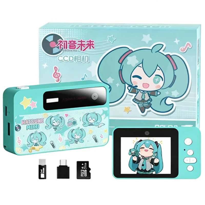 Anime Miku Digital Camera Portable Pocket-Sized Hd Student CCD Camera Cmos Anti Shake Selfie Camera For Adults Birthday Gifts
Anime Miku Digital Camera Portable Pocket-Sized Hd Student CCD Camera Cmos Anti Shake Selfie Camera For Adults Birthday Gifts
