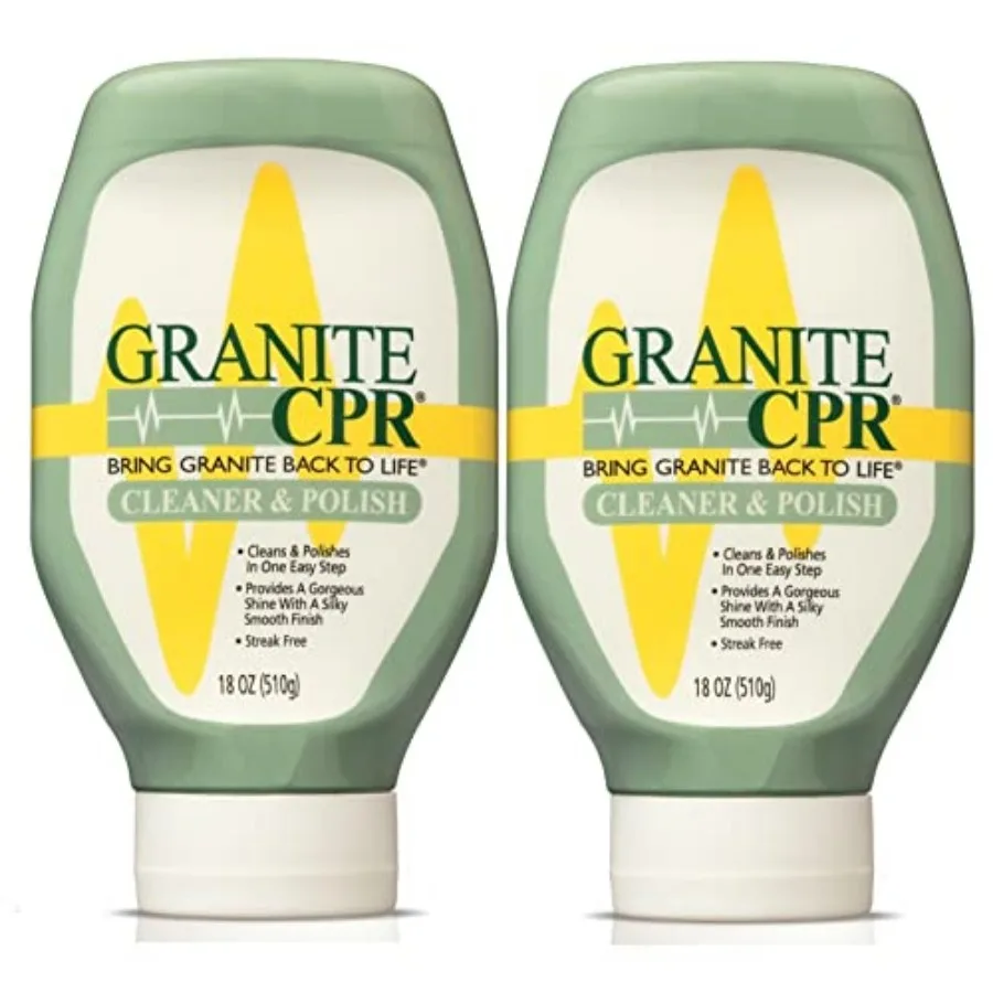 Granite Value 2-Pack of 18oz Bottles 2-in-1 Cleaner and Polish is Gentle Enough for Daily Use and Tough Enough to Restore Grani
Granite Value 2-Pack of 18oz Bottles 2-in-1 Cleaner and Polish is Gentle Enough for Daily Use and Tough Enough to Restore Grani