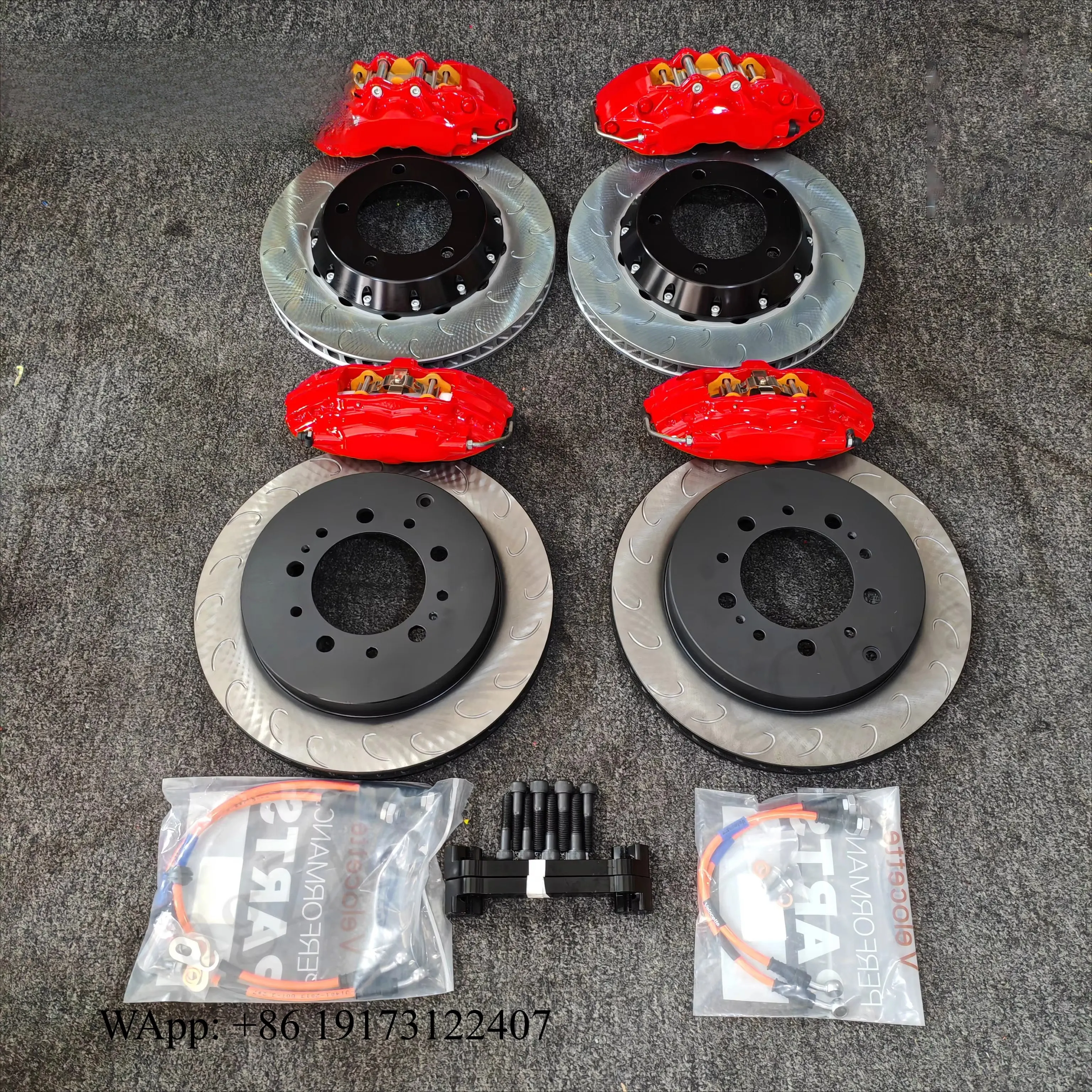 Performance Brake Kit 6 Piston Brake Caliper High Carbon Rotor Customizable Disc Style Color logo for E30 E21
Performance Brake Kit 6 Piston Brake Caliper High Carbon Rotor Customizable Disc Style Color logo for E30 E21
