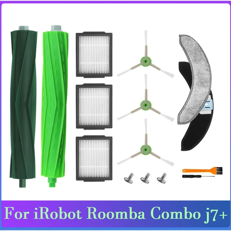 12PCS-Rubber-Brushes-HEPA-Filters-Side-Brush-Mop-Cloth-For-Irobot-Roomba-Combo-J7+-Robotic-Vacuum-Cleaner-Spare-Parts
12PCS-Rubber-Brushes-HEPA-Filters-Side-Brush-Mop-Cloth-For-Irobot-Roomba-Combo-J7+-Robotic-Vacuum-Cleaner-Spare-Parts