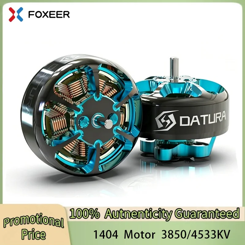 Foxeer Datura 1404 4533KV 3S 3850KV 4S FPV Motor Lipo 1.5mm Shaft 3inch Props for RC FPV Racing Drone
Foxeer Datura 1404 4533KV 3S 3850KV 4S FPV Motor Lipo 1.5mm Shaft 3inch Props for RC FPV Racing Drone