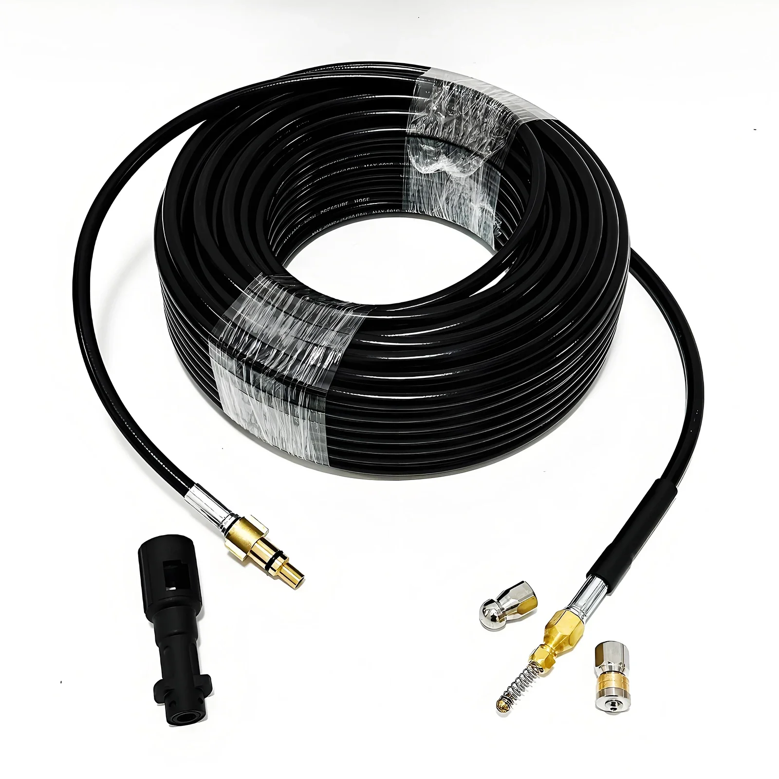 Lavor Karcher High-pressure Cleaning Water Pipe PVC Sewer Cleaning Special Pipe 0.5-50M 1/4 inch Joint Cleaning Blockage Pipe
Lavor Karcher High-pressure Cleaning Water Pipe PVC Sewer Cleaning Special Pipe 0.5-50M 1/4 inch Joint Cleaning Blockage Pipe