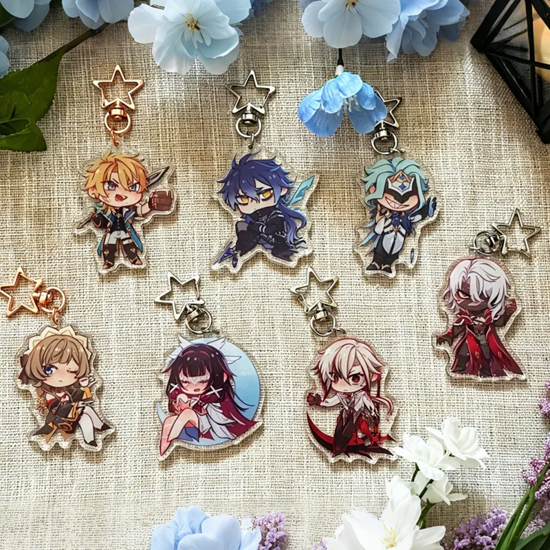 Genshin Impact Nod Krai Acrylic Charms: Flins, Varka, Columbina, Sandrone, Arlecchino, Rerir, Dottore,Bag Backpack Gift
Genshin Impact Nod Krai Acrylic Charms: Flins, Varka, Columbina, Sandrone, Arlecchino, Rerir, Dottore,Bag Backpack Gift
