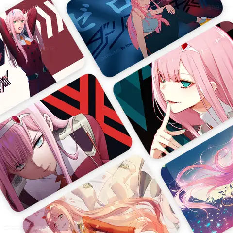 Z-Zero T-Two Darling In T-The F-Franxx Credit Card Skin For VISA Bank Bus Access Card Protective Film Cover Sticker Decal