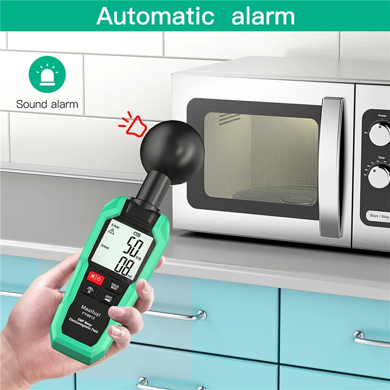 Mastfuyi Green EMF Meter High Precision Electromagnetic Radiation Gauge Wave Radiation Detector
Mastfuyi Green EMF Meter High Precision Electromagnetic Radiation Gauge Wave Radiation Detector