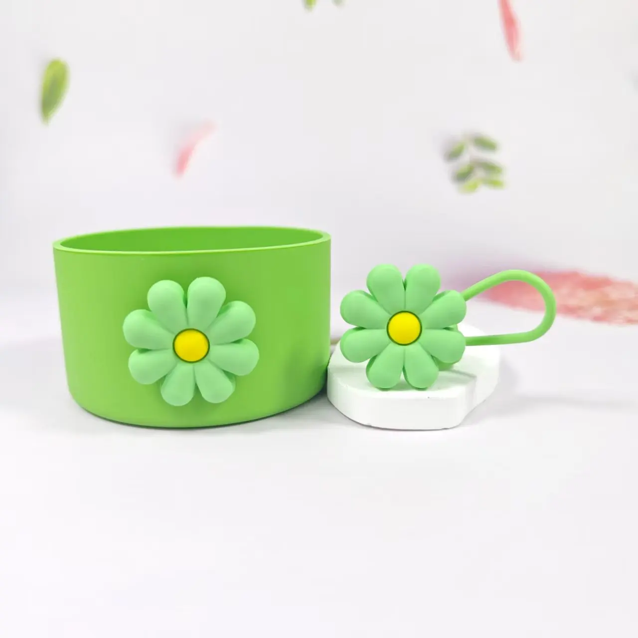 Новый декоративный силиконовый чехол с цветком, милый мультяшный держатель, основание с цветком бегонии, соломенный колпачок 10 мм, пылезащитный чехол
Новый декоративный силиконовый чехол с цветком, милый мультяшный держатель, основание с цветком бегонии, соломенный колпачок 10 мм, пылезащитный чехол