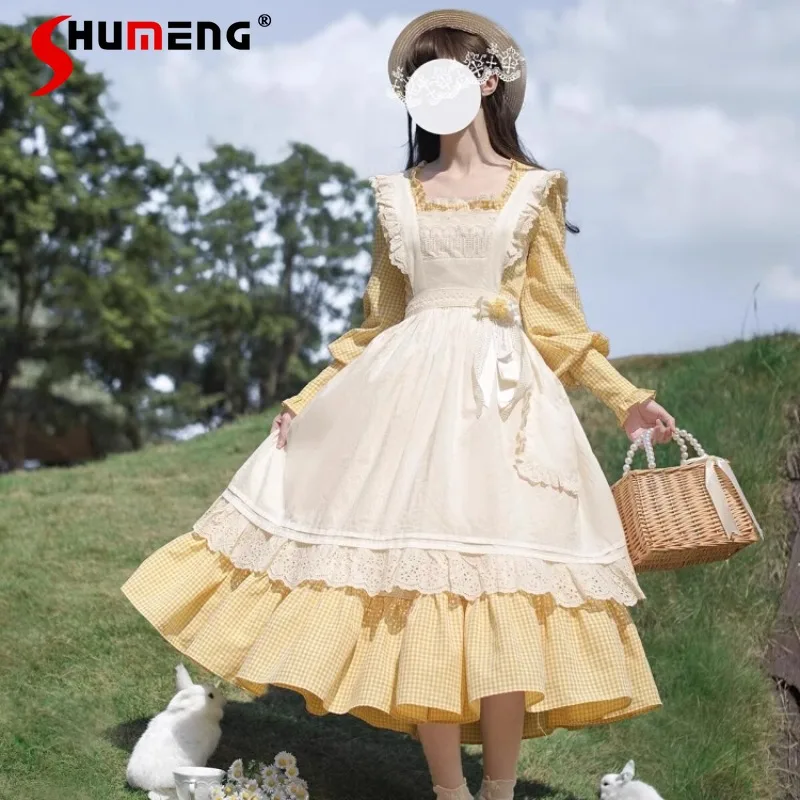 Women's Y2k Dresses Original Design French Retro Style Slim Fit White Sweet Elegant Dress Lolita Long Sleeves Vestidos Femininos
Women's Y2k Dresses Original Design French Retro Style Slim Fit White Sweet Elegant Dress Lolita Long Sleeves Vestidos Femininos