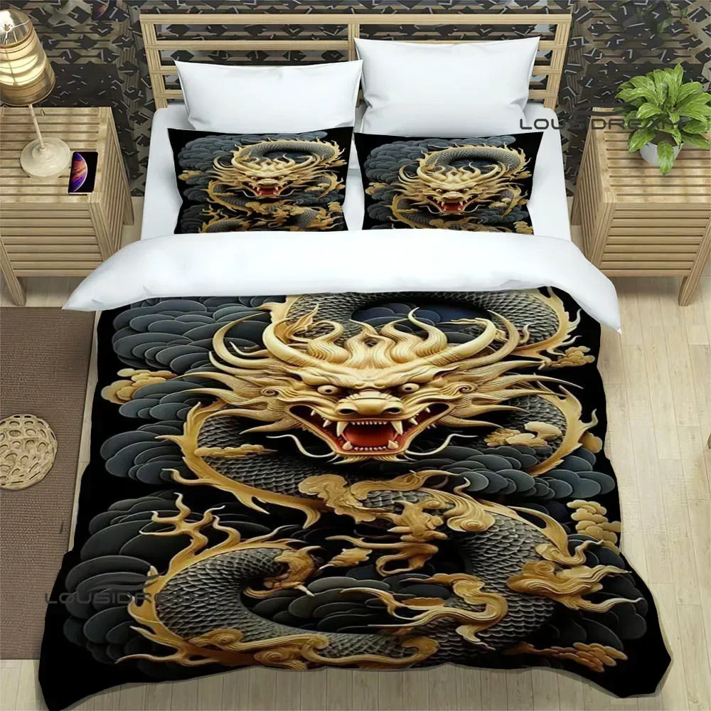 3D Retro dragon printed Bedding Sets exquisite bed supplies set duvet cover bed comforter set bedding set luxury birthday gift
3D Retro dragon printed Bedding Sets exquisite bed supplies set duvet cover bed comforter set bedding set luxury birthday gift