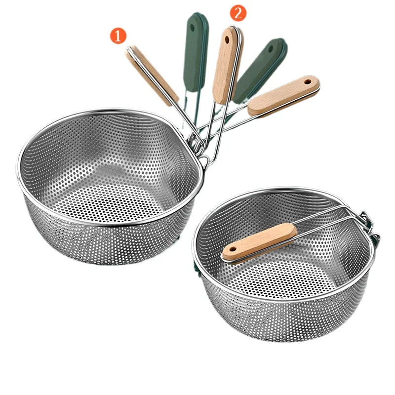 LH stainless steel colander, colander net, cooking noodles, fishing net, draining, scalding vegetables, blanching net basket
LH stainless steel colander, colander net, cooking noodles, fishing net, draining, scalding vegetables, blanching net basket