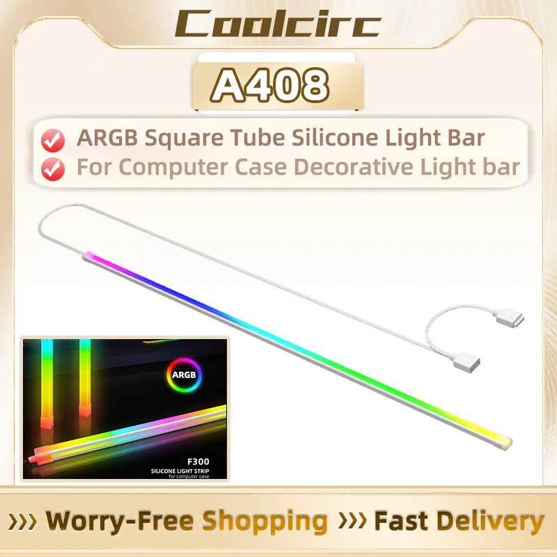 Coolcirc ARGB LED Strip Light 5V 3Pin/Small 4Pin Square Tube Silicone Colorful Atmosphere DIY Lamp Bar Computer Light
Coolcirc ARGB LED Strip Light 5V 3Pin/Small 4Pin Square Tube Silicone Colorful Atmosphere DIY Lamp Bar Computer Light
