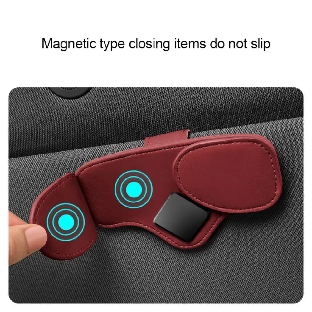 Magnetic Car Glasses Clip Double-Clip Storage Hanger Car Visor Sunglasses Organizer Space Saving Car Interior Sunglasses Holder
Magnetic Car Glasses Clip Double-Clip Storage Hanger Car Visor Sunglasses Organizer Space Saving Car Interior Sunglasses Holder