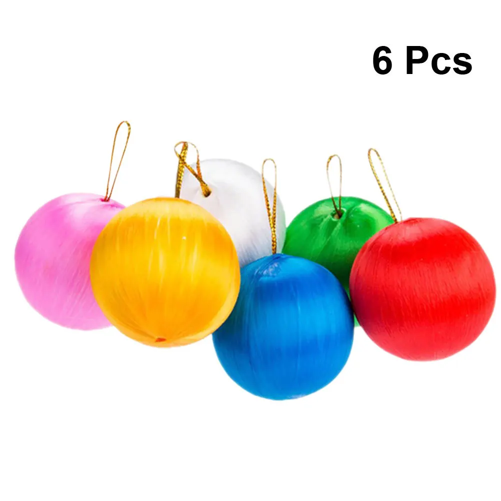 6Pcs Beautiful Christmas Pendant Colorful Xmas Ball Decor for Home Store 6cm Ball Decor Xmas Christmas Pendant
6Pcs Beautiful Christmas Pendant Colorful Xmas Ball Decor for Home Store 6cm Ball Decor Xmas Christmas Pendant