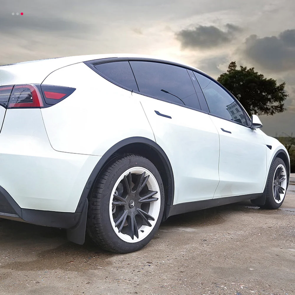 4PCS Front Rear Mudflaps Original Model Replacement Splash Protector Splash Guards Fender Liner for Tesla Model Y 2021-2023 
4PCS Front Rear Mudflaps Original Model Replacement Splash Protector Splash Guards Fender Liner for Tesla Model Y 2021-2023