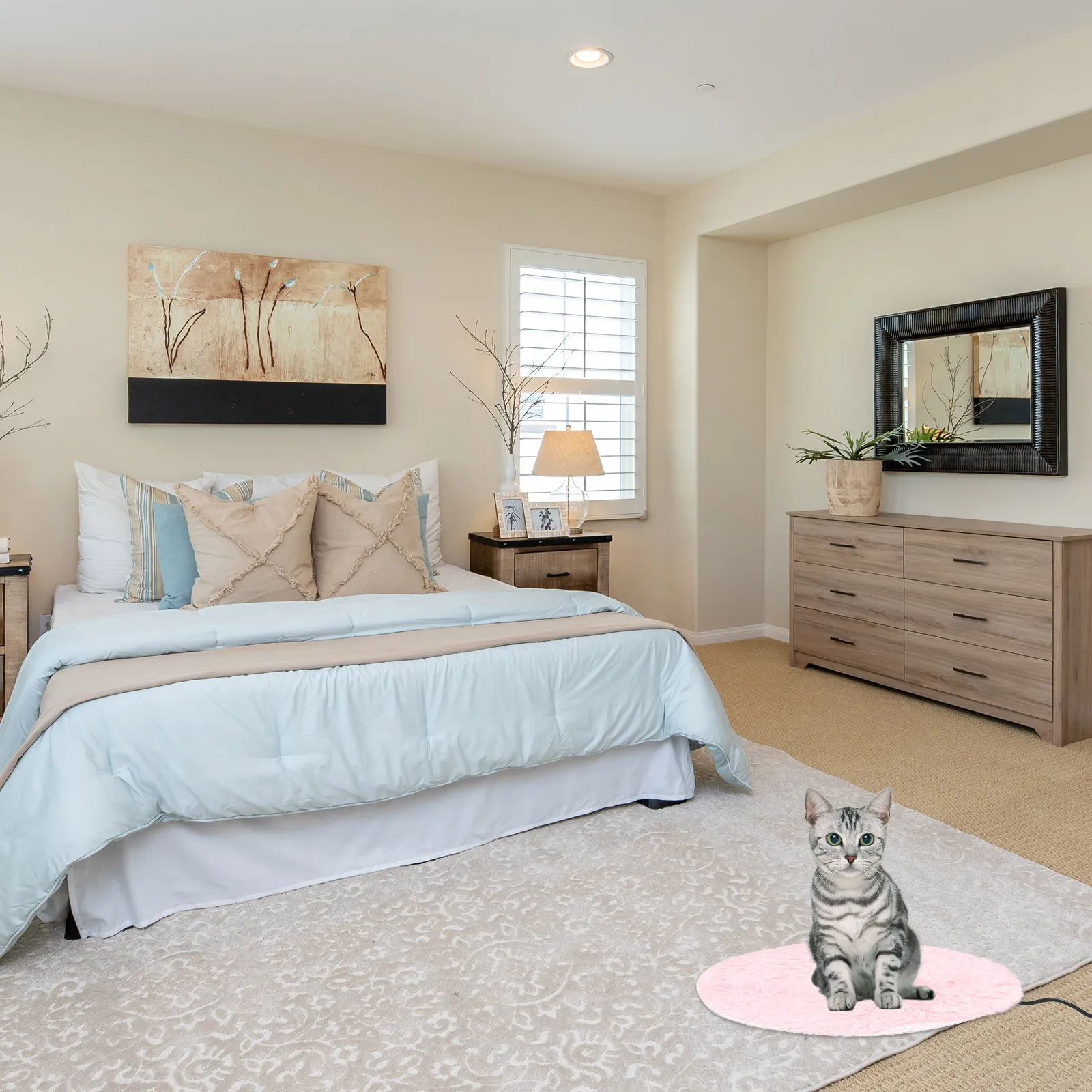 Usb Heated Cat Bed Pad 45X30Cm Soft Washable Pet Warm Mat For Dogs Cats Small Pets Electric Heating Blanket Constant Temperature
Usb Heated Cat Bed Pad 45X30Cm Soft Washable Pet Warm Mat For Dogs Cats Small Pets Electric Heating Blanket Constant Temperature