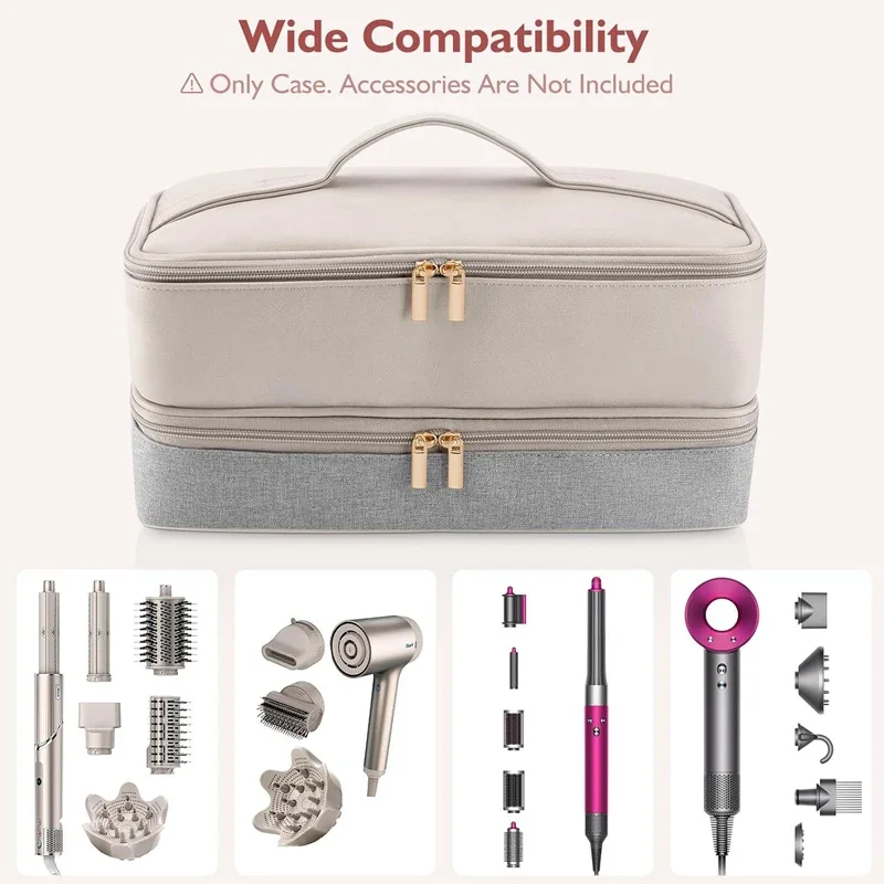 Portable Hair Dryer Box Storage Bag Travel Simple Large-capacity Hair Tools Curling Iron Hair Dryer Double Storage Bag
Portable Hair Dryer Box Storage Bag Travel Simple Large-capacity Hair Tools Curling Iron Hair Dryer Double Storage Bag
