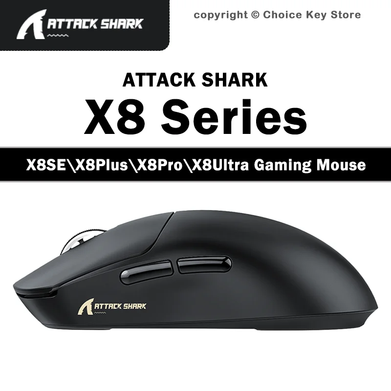ATTACK SHARK X8SE X8Plus X8Pro X8Ultra Wireless Gaming Mouse Tri-Mode Bluetooth 8K PAW3950 PAW3395 Lightweight FPS MOBA Mouse
ATTACK SHARK X8SE X8Plus X8Pro X8Ultra Wireless Gaming Mouse Tri-Mode Bluetooth 8K PAW3950 PAW3395 Lightweight FPS MOBA Mouse