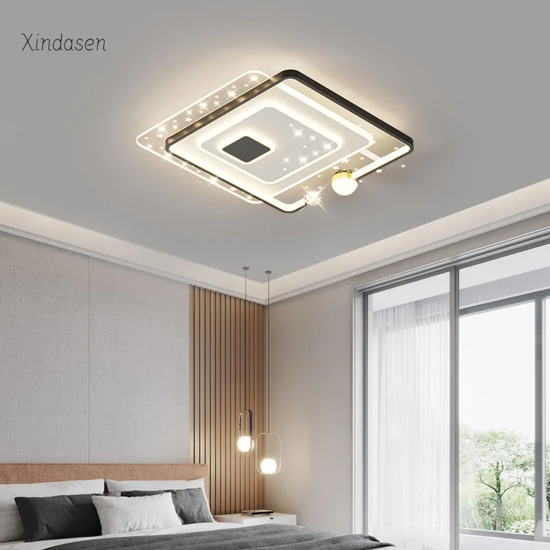 Minimalist Modern Starry Led Ceiling Light For Bedroom Living Room Study Ceiling Lamp Remote Control Square Chandelier Lighting
Minimalist Modern Starry Led Ceiling Light For Bedroom Living Room Study Ceiling Lamp Remote Control Square Chandelier Lighting