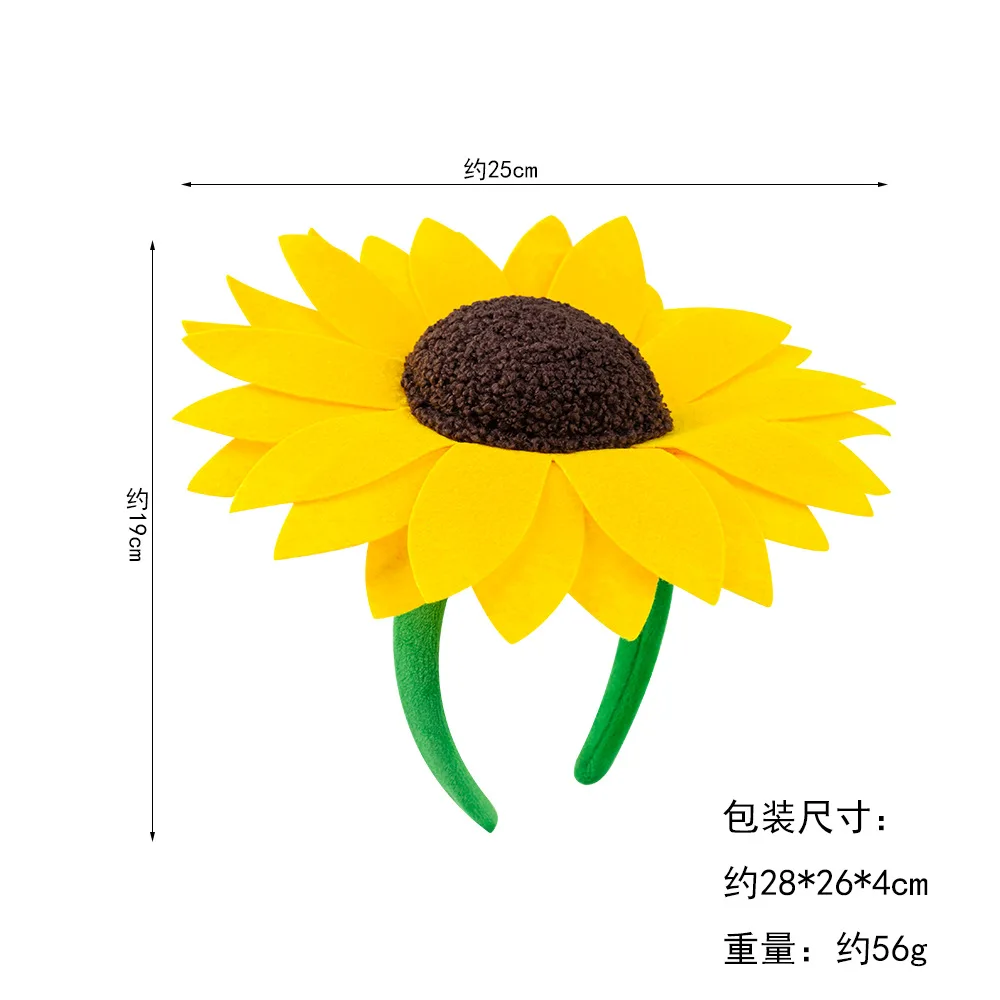 Sunflower Headband Women Yellow Cloth Photo Prop Birthday Party Hair Hoop Festival Accessories Sunflowers Headgear Bulk
Sunflower Headband Women Yellow Cloth Photo Prop Birthday Party Hair Hoop Festival Accessories Sunflowers Headgear Bulk