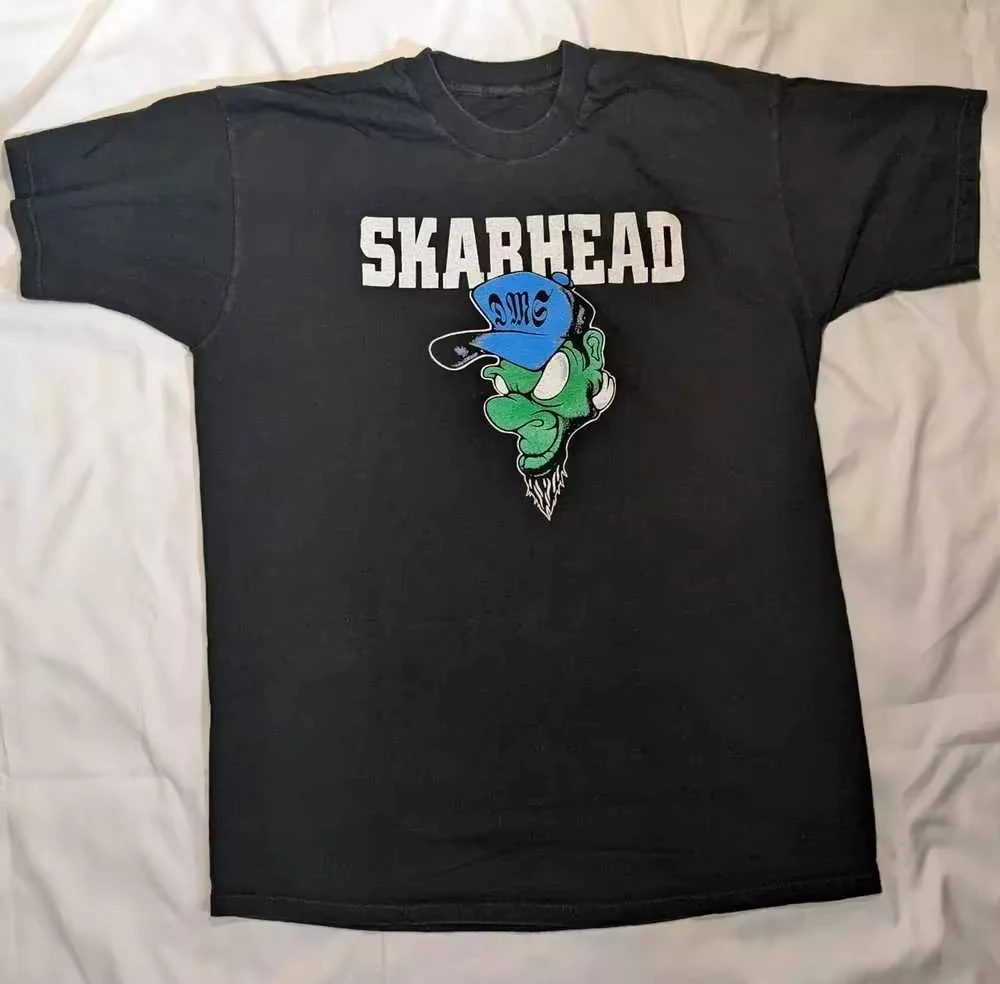 Summer 2025 New Band Tees Rock Tees Vintage Late 90s Skarhead Band T-Shirt Printed Short Sleeve Cotton Crew Neck T-Shirt
Summer 2025 New Band Tees Rock Tees Vintage Late 90s Skarhead Band T-Shirt Printed Short Sleeve Cotton Crew Neck T-Shirt