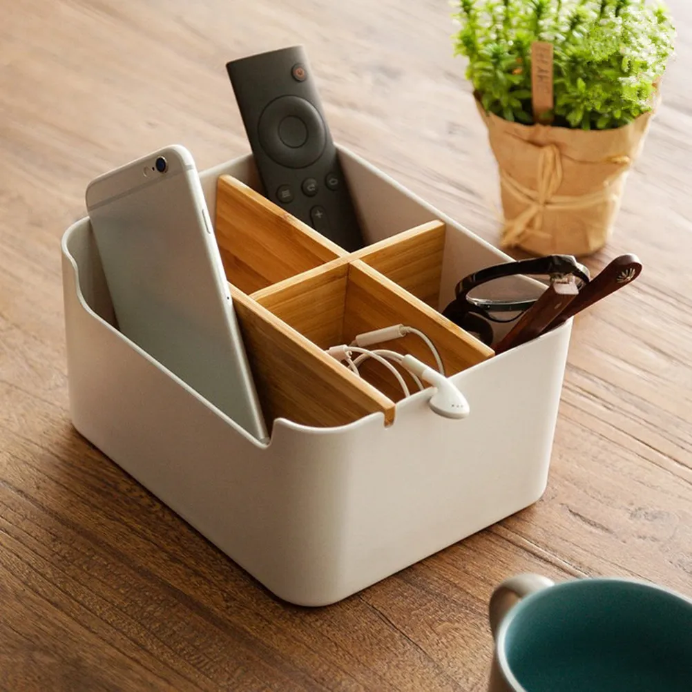 Creative Wooden Plastic Desktop Storage Basket Multi Compartment Makeup Organizer for Home Office Bedroom Bathroom Countertop
Creative Wooden Plastic Desktop Storage Basket Multi Compartment Makeup Organizer for Home Office Bedroom Bathroom Countertop
