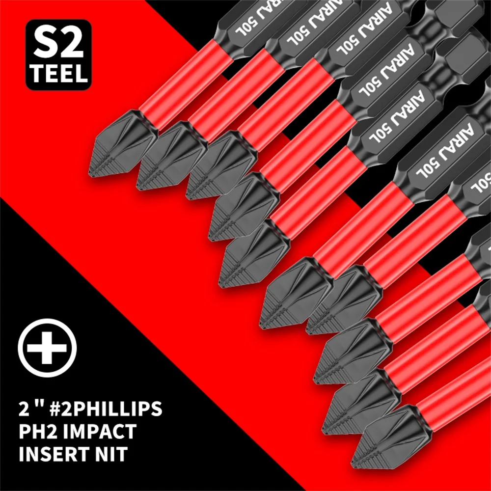 Противоскользящая отвертка 50 мм — шестигранный хвостовик с титановым покрытием для электроинструментов, сниженный камуфляж из дерева/металла/строительной обработки
Противоскользящая отвертка 50 мм — шестигранный хвостовик с титановым покрытием для электроинструментов, сниженный камуфляж из дерева/металла/строительной обработки