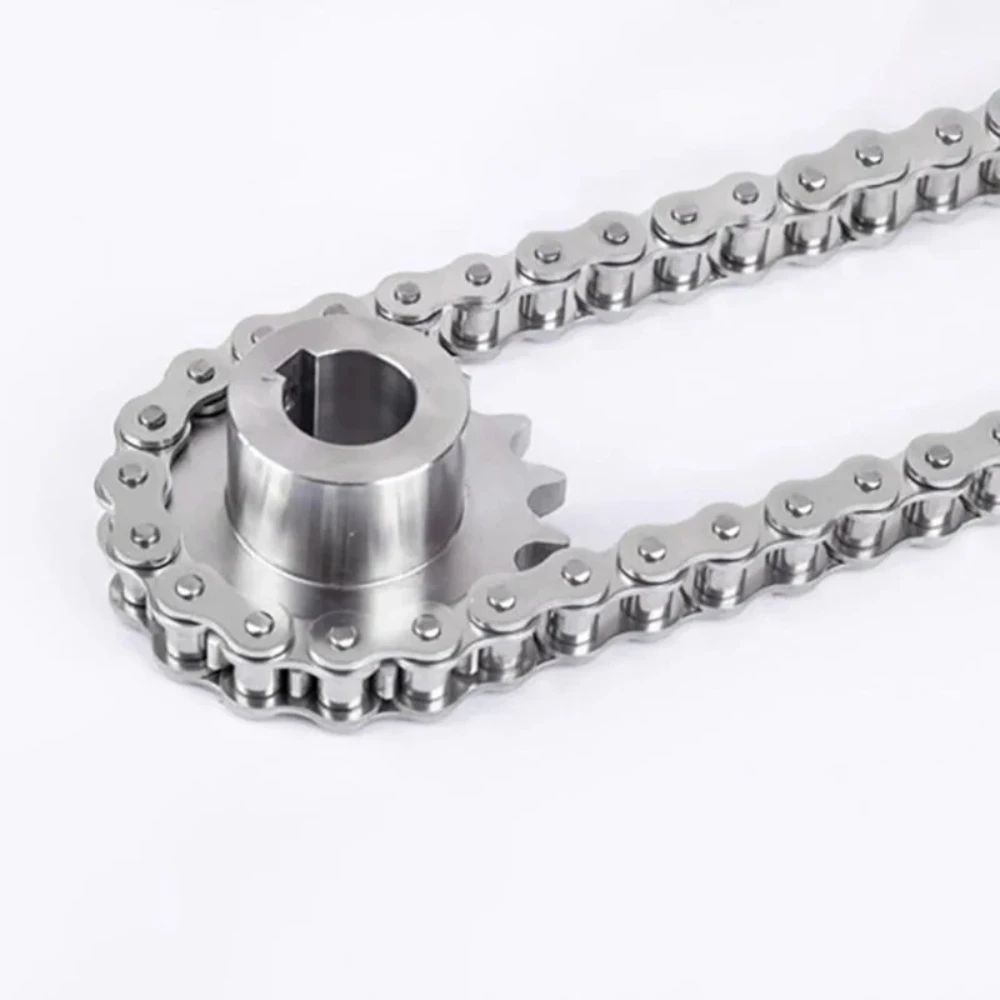 1Pc 304 Stainless Steel Industrial Drive Chain with 20 Teeth Sprocket Wheel Gear 08B-1 for Transmission Roller
1Pc 304 Stainless Steel Industrial Drive Chain with 20 Teeth Sprocket Wheel Gear 08B-1 for Transmission Roller