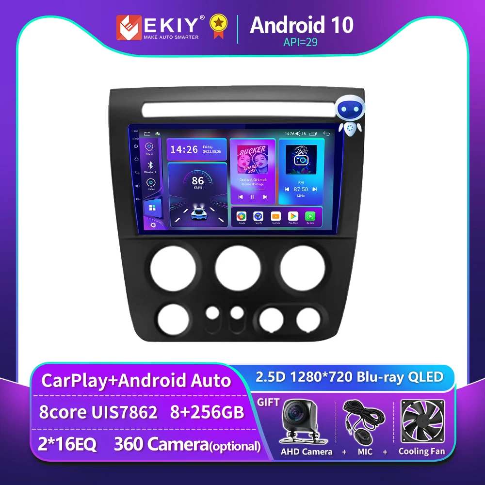 EKIY T900 QLED Android Autoradio For Hummer H3 1 2005 - 2010 Car Radio Multimedia Video Player GPS Navigation Stereo Carplay DVD
EKIY T900 QLED Android Autoradio For Hummer H3 1 2005 - 2010 Car Radio Multimedia Video Player GPS Navigation Stereo Carplay DVD