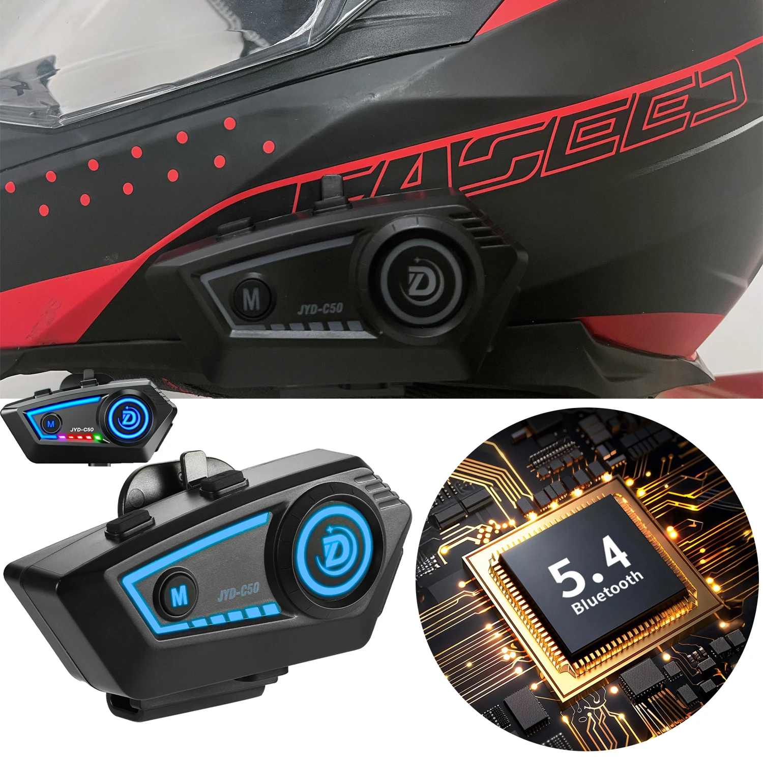 Bluetooth 5.4 Helmet Headset Waterproof Long Model Automatic Answer Call Noise Reduction Voice Assistant Full Helmet Half Helmet
Bluetooth 5.4 Helmet Headset Waterproof Long Model Automatic Answer Call Noise Reduction Voice Assistant Full Helmet Half Helmet