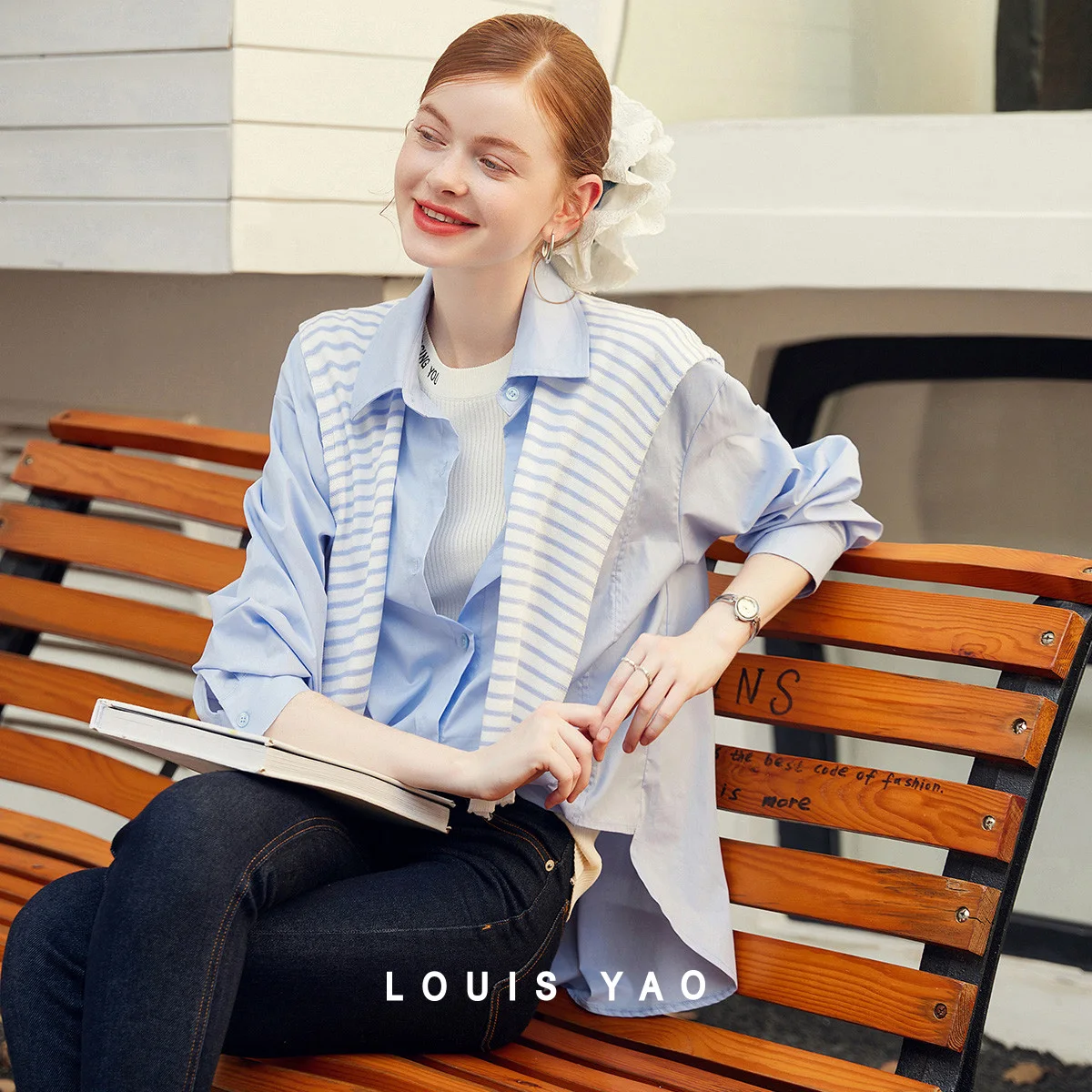 LOUIS YAO Women Blouses 2025 Autumn Detachable Shawl Shirt Gentle Simple Shoulder Down Single Breasted Long Sleeved Shirt
LOUIS YAO Women Blouses 2025 Autumn Detachable Shawl Shirt Gentle Simple Shoulder Down Single Breasted Long Sleeved Shirt