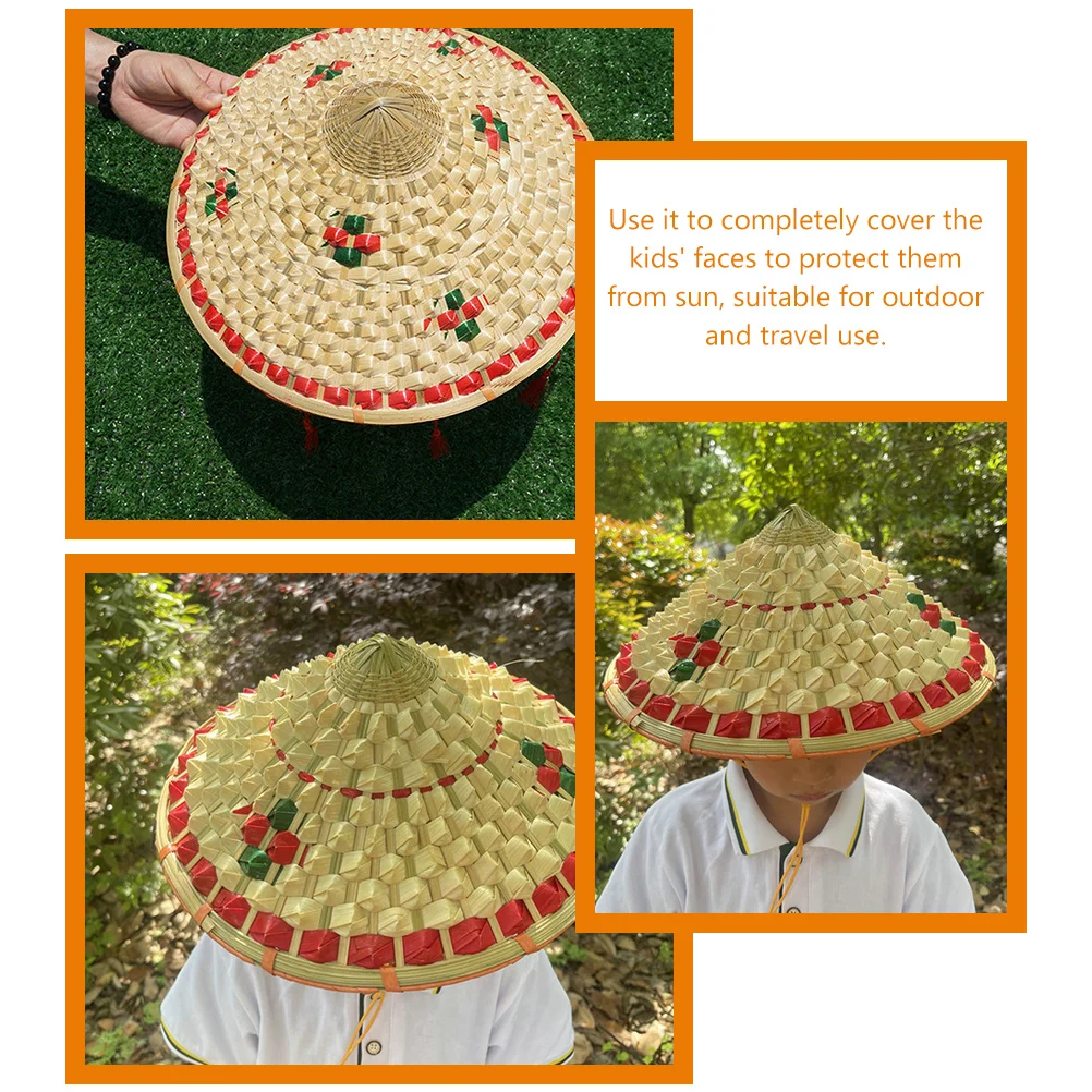 Bamboo Pineapple Hat Chinese Style Sun Weaving Hats Decorative Woven Travel Visor Sunshade Kids Outdoor Protective Wide Brim
Bamboo Pineapple Hat Chinese Style Sun Weaving Hats Decorative Woven Travel Visor Sunshade Kids Outdoor Protective Wide Brim