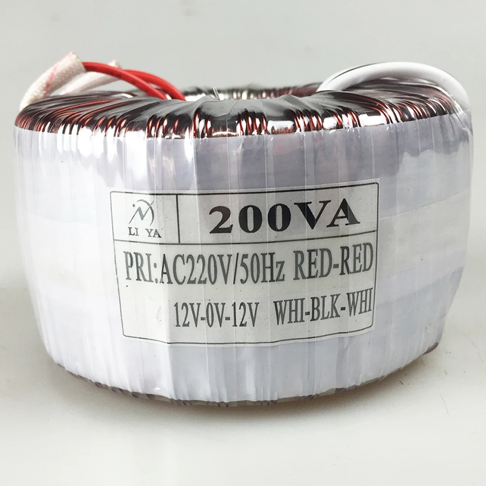 200W toroidal transformer 220V to dual 12V power amplifier transformer audio amplifier power supply can be customized
200W toroidal transformer 220V to dual 12V power amplifier transformer audio amplifier power supply can be customized