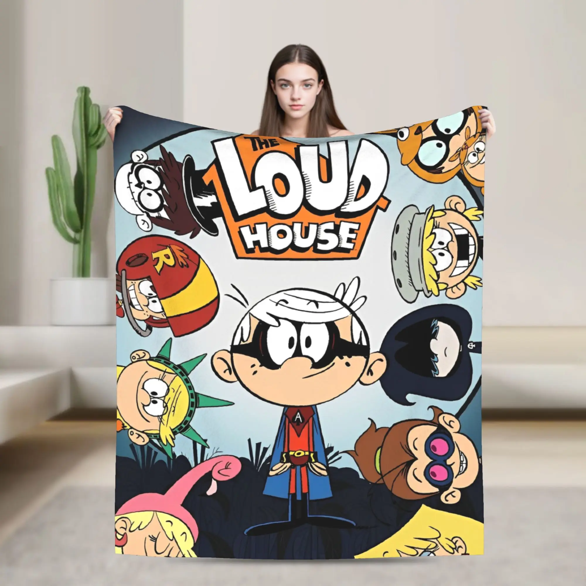 L-Loud Houses Family Cartoon Warm Soft Blanket Travel Plush Throw Blanket Print Couch Chair Flannel Bedspread Sofa Bed Cover
L-Loud Houses Family Cartoon Warm Soft Blanket Travel Plush Throw Blanket Print Couch Chair Flannel Bedspread Sofa Bed Cover
