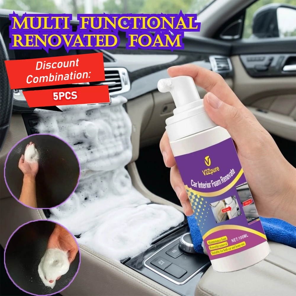 Multifunctional Foam Cleaner Car Interior Stain Removal & Cleaning Leather Seat Dashboard Home Anti-Aging Spray Maintenance Wash
Multifunctional Foam Cleaner Car Interior Stain Removal & Cleaning Leather Seat Dashboard Home Anti-Aging Spray Maintenance Wash