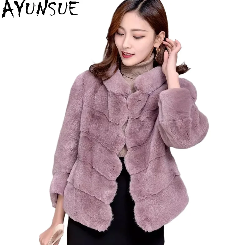 AYUSNUE Natural Mink Fur Coat Women Warm Winter Clothes Whole Female Mink Coats for Woman New in Coats Short StyleШуба Женская
AYUSNUE Natural Mink Fur Coat Women Warm Winter Clothes Whole Female Mink Coats for Woman New in Coats Short StyleШуба Женская