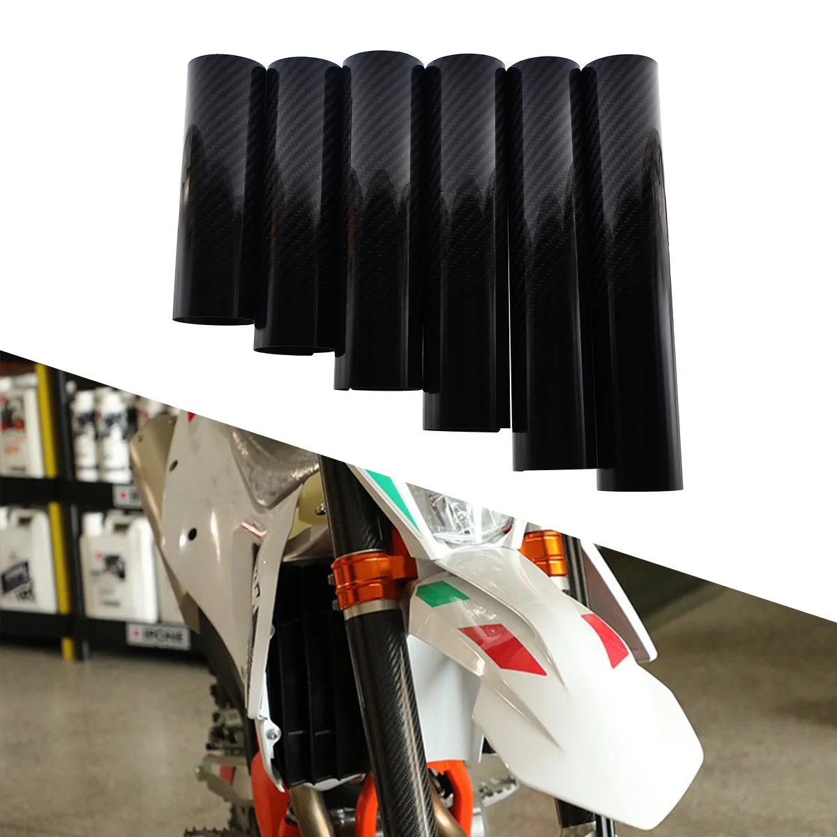 160MM-260MM For KTM Universal KTM HONDA KAWASAKI SUZUKI YAMAHA Fit Carbon Fiber Adjustable Front Fork Shock Guard Protector
160MM-260MM For KTM Universal KTM HONDA KAWASAKI SUZUKI YAMAHA Fit Carbon Fiber Adjustable Front Fork Shock Guard Protector