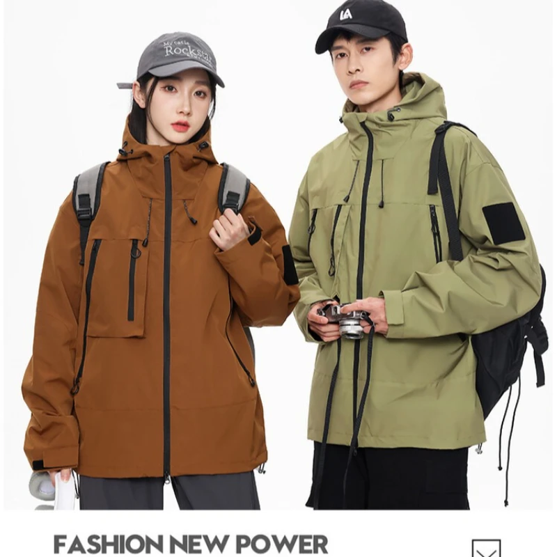 Куртка унисекс с 3 защитами (водонепроницаемая, ветрозащитная и грязезащитная), верхняя одежда для кемпинга на открытом воздухе, большого размера
Куртка унисекс с 3 защитами (водонепроницаемая, ветрозащитная и грязезащитная), верхняя одежда для кемпинга на открытом воздухе, большого размера