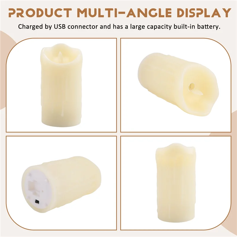 A05I-LED Candles, Flickering Flameless Candles,Rechargeable Candle, Real Wax Candles With Remote Control 
A05I-LED Candles, Flickering Flameless Candles,Rechargeable Candle, Real Wax Candles With Remote Control