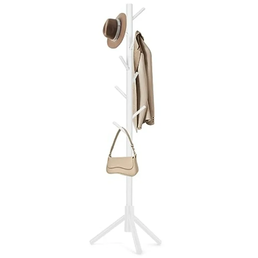 Coat Rack, Freestanding Coat Rack with 8 Hooks and 3 Adjustable Size Tree Coat Racks for Bedroom, Hallway, Entrance, Office, fo
Coat Rack, Freestanding Coat Rack with 8 Hooks and 3 Adjustable Size Tree Coat Racks for Bedroom, Hallway, Entrance, Office, fo