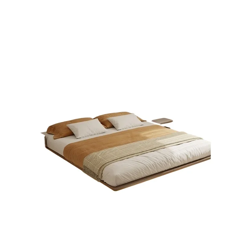 Solid wood bed, modern simple suspended bed 1.8 meters double, master bedroom Nordic 1.5 meters small apartment
Solid wood bed, modern simple suspended bed 1.8 meters double, master bedroom Nordic 1.5 meters small apartment
