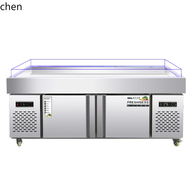 ZML stainless steel seafood ice table buffet fruit fishing display cabinet supermarket commercial fresh-keeping cabinet
ZML stainless steel seafood ice table buffet fruit fishing display cabinet supermarket commercial fresh-keeping cabinet
